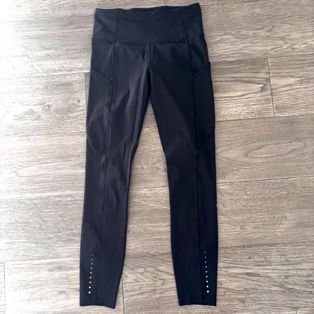 Lululemon Fast and Free Tight Leggings – Black, Size 4 - Picture 1 of 9